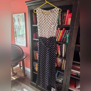 Anthropologie Polka Dot Jumpsuit